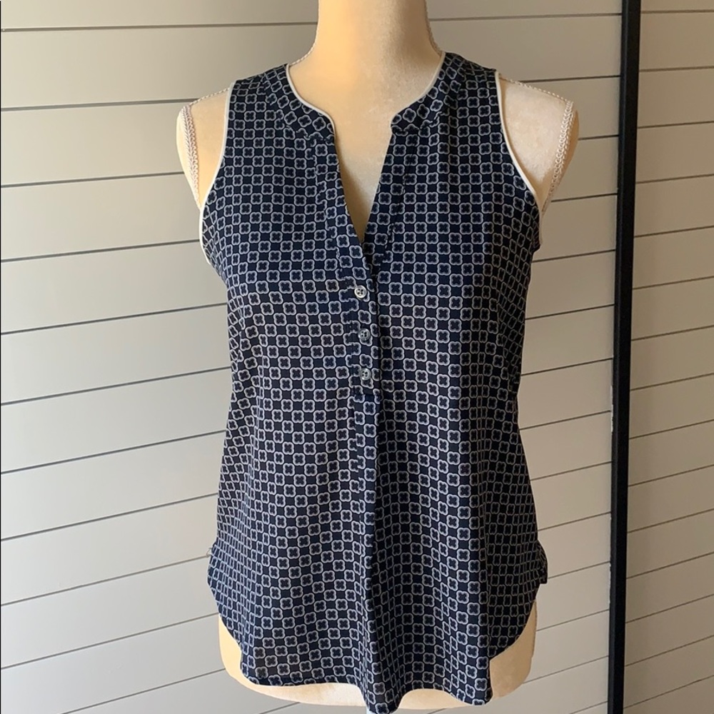 Ann Taylor V-Neck Shell